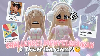 MENYELESAIKAN 3 TOWER RANDOM DI ROBLOX!??😲 Apa Aja Yaa Towernya… 😟 | Roblox Indonesia 🇮🇩 |