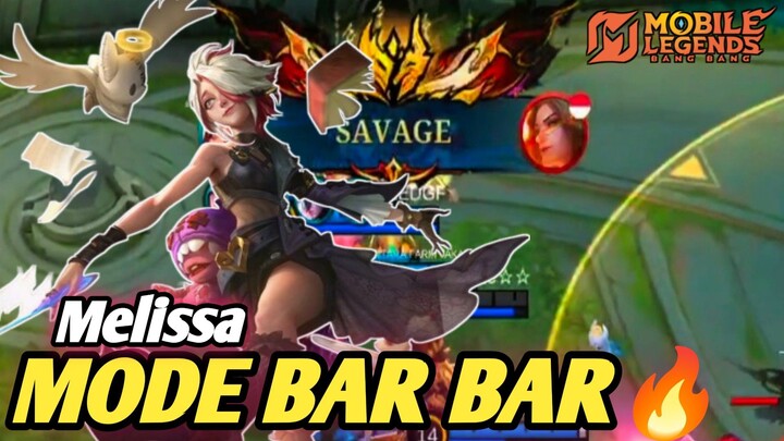 GAMEPLAY 🎮🎮 MELISSA MODE BAR BAR SEKALI COMBO LANGSUNG RATA🔥🔥