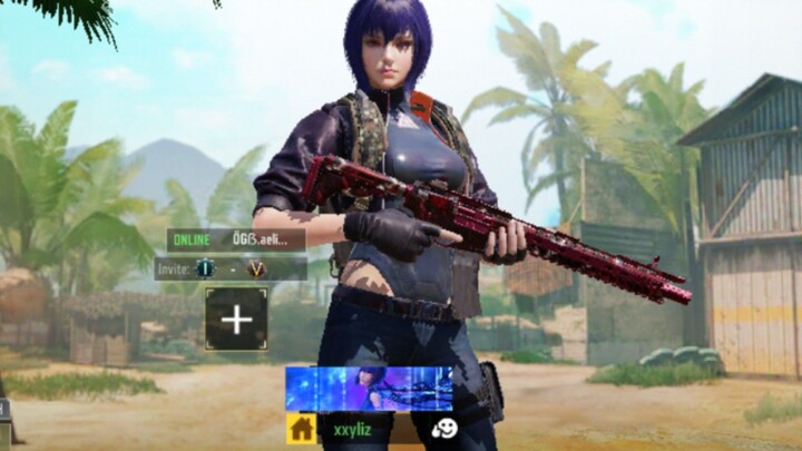 totally slayed with my motoko skin