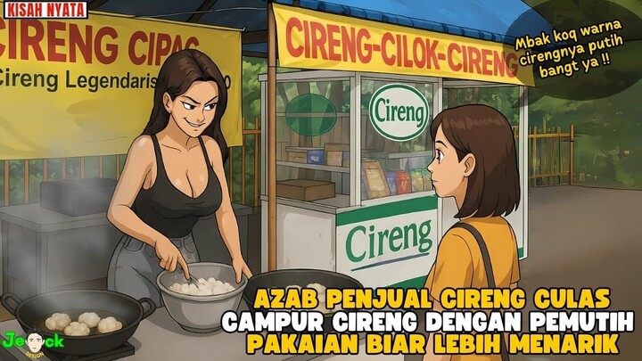 AZAB PENJUAL CIRENG CULAS CAMPUR CIRENG DENGAN PEMUTIH PAKAIAN BIAR LEBIH MENARIK