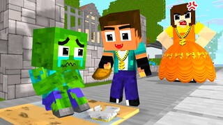 Monster School : Zombie x Squid Game "Poor Zombie Saves Good Herobrine" - Minecraft Animation