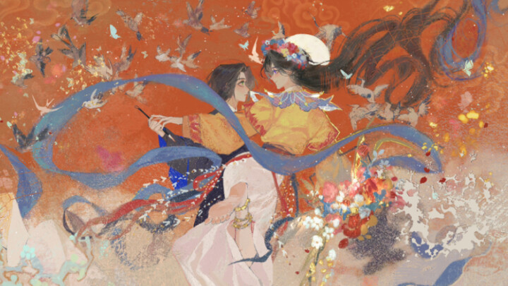 【أو سي | كتابة يدوية】"تحدّث معي أولاً عن قصر يانغشين، ثم اذهب للاستحمام تحت الشلال."