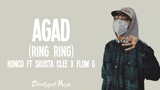 AGAD (Ring ring) - Skusta Clee ft. Flow G x Honcho (Lyrics)