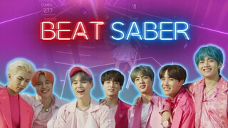 BTS feat. Halsey | Boy With Luv in BEAT SABER | 방탄소년단 '작은 것들을 위한 시