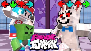 Monster School: Baby Zombie vs Vanny Battle in Wonder Land - FNF Challenge | Minecraft Animation