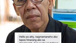 ganiyan ang sasabihin niyo sa mga pulis