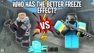 Frost Blaster VS Sledger BEST FREEZE GOES TO? | Tower Defense Simulator | ROBLOX