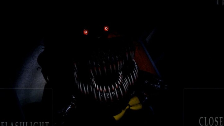 لعبة FNAF4: عرض مباشر لإنهاء وضع الكابوس في الليلة السابعة (Five Nights at Freddy’s 4)