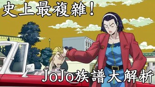 jojo的奇妙冒險石之海開播，就來了解一下JOJO的家族關係到底多複雜