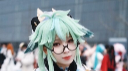Chengdu Worldline Comic Con, Genshin Impact cosplay, Sucrose, cosplay of Kotomine Yuzuki