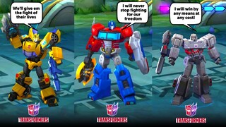 TRANSFORMERS MOBILE LEGENDS VOICELINES | GRANGER - MEGATRON, X. BORG - BUMBLEBEE, JOHNSON - OPTIMUS