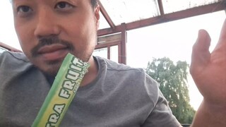 ASMR Eating Apple Ice Pop (Eating Sounds, Mouth Sounds)