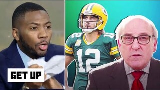 GET UP | Ryan Clark GOES CRAZY Aaron Rodgers calls out  Hub Arkush: "He's an absolute bum"