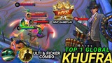 MVP GAMEPLAY | Top 1 Global Khufra | By 神 A r e s | Mobile Legends Bang Bang