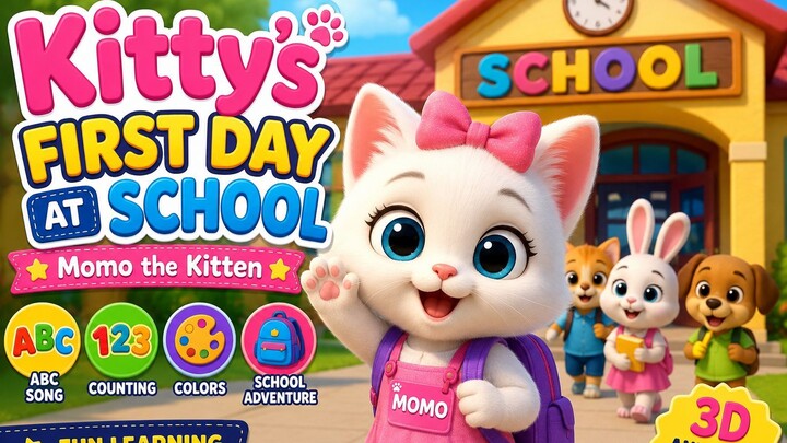 Can Momo Learn Her ABCs? 🍎 School Adventure