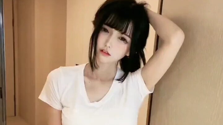 抖音美女合集之单马尾弹力摇