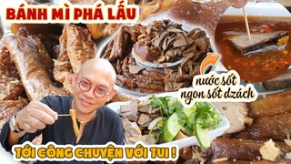 Color Man PHÁT THÈM với xe BÁNH MÌ PHÁ LẤU có nước xốt "rất gì và này nọ" này ! | Color Man Food