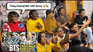 BTS Performs a Concert in the Crosswalk (Reaction)