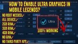 ENABLE ULTRA GRAPHICS IN MOBILE LEGENDS   NEW PATCH 2021