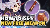 Get New Free Weapon Toukabou Shigure From  Akitsu Kimodameshi Genshin Event