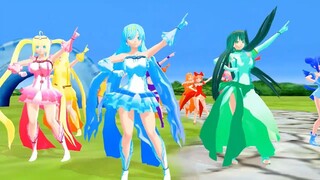 【mmdぴちぴちピッチ＆東京ミュウミュウ】マーメイドプリンセス＆ミュウミュウでex-girl