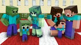 Monster School: Tiny Baby NOOB and Poor Dog help Baby Zombie - Sad Story - Minecraft Animation