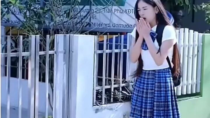 Cute School Love Story 💕 | High School Couple Moment`