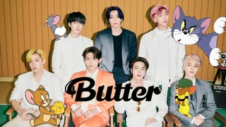 防弹少年团'Butter'猫和老鼠版MV