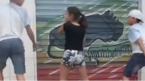 dançando funk teens dacing chica bailando