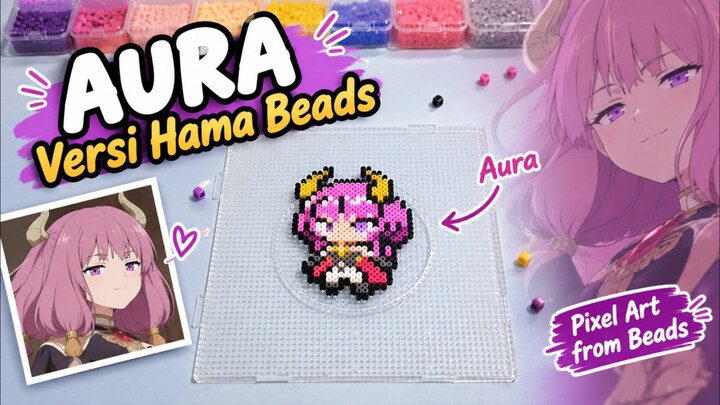 Bikin Aura dari Hama Beads! 💜 | Frieren: Beyond Journey’s End