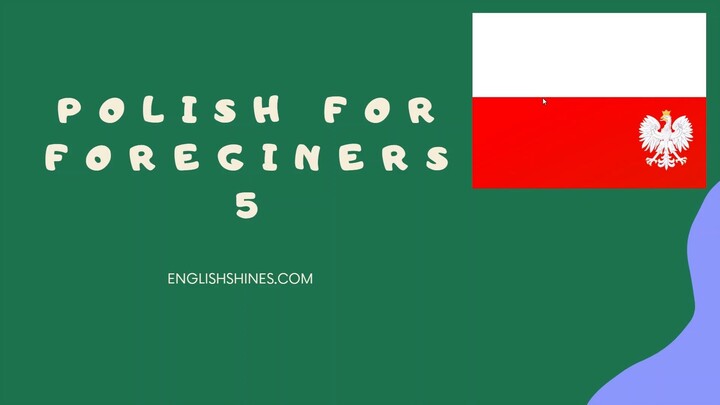 Polish for foreigners 5 [WEATHER]