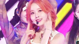 粉双麻花辫莳恩好可爱！【STAYC】230827人歌Bubble舞台！