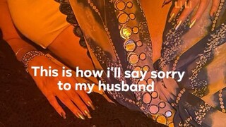 This is how I'll say sorry to my husband 🙂