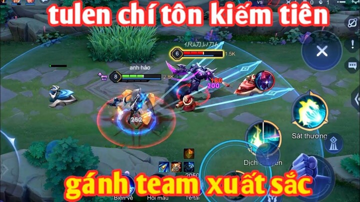 Liên Quân _ Anh Hảo Quẩy Tulen Chí Tôn Kiếm Tiên Theo Yêu Cầu Và Cái Kết Gánh Team Xuất Sắc