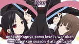 Kapan kaguya sama love is war season 4 rilis?