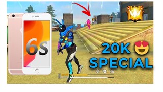 20K Special Video 😍 SETTINGS ⚙️ HUD + SENSI + DPI IPhone 6s Plus 📲 Free Fire