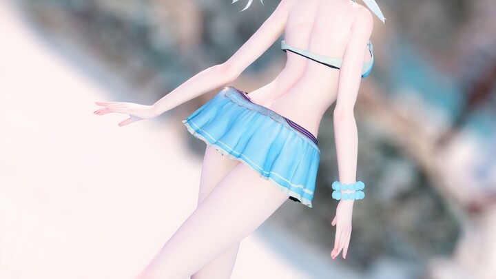 [MMD/Swimsuit Part 3] Tình yêu xanh thẳm với giọng hát yếu ớt, bài hát xanh thẳm ~