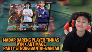 RRQ VYN + EVOS ANTIMAGE SATU TIM! MABAR BARENG PLAYER TIMNAS AUTO BANTAI - Mobile Legend