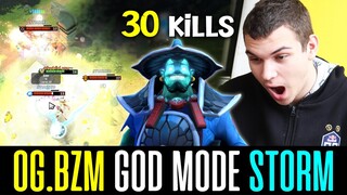 OG.bzm 30 KILLS Storm Spirit?! - 17 y/o DOTA GOD