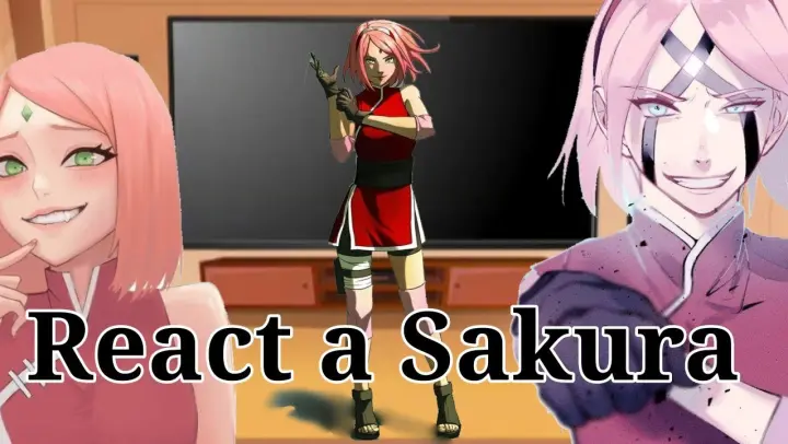 Naruto and friends react a Sakura Haruno||Gacha-Club