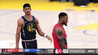 NBA 2K22 Ultra Modded Season | Trail Blazers vs Warriors | Full Game Highlights