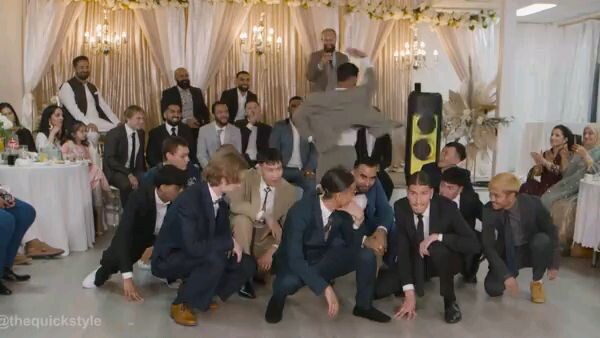 A beautiful dance at a wedding ceremony