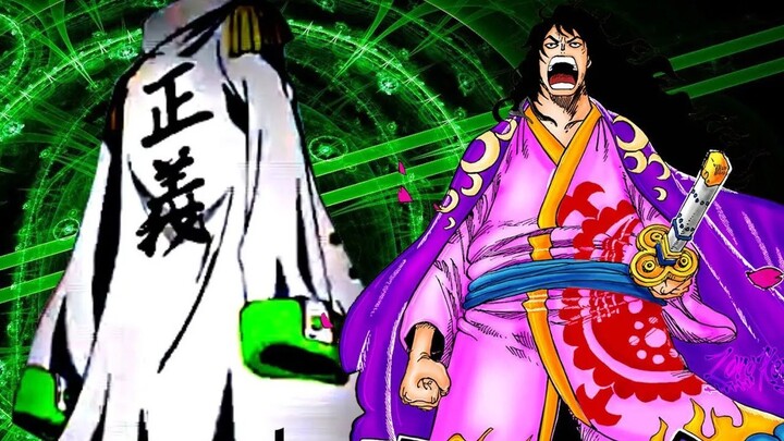 Momonosuke vs Admiral Green Bull One Piece