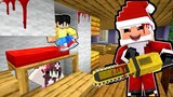 Escape From MONSTER Evil SANTA CLAUS in Minecraft PE! (Tagalog)