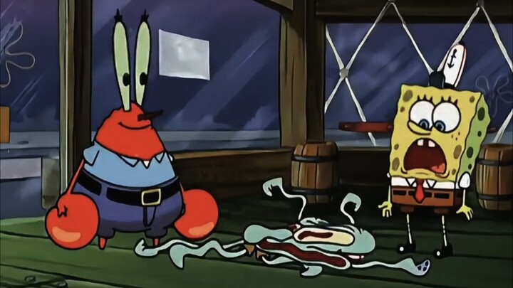 Squidward: The sky is falling