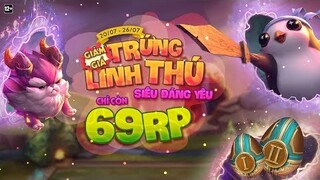 [LMHT] Review Gói Báu Vật Giả Lập + Mở 22 Trứng Linh Thú 69 RP Và Cái Kết Cực May Mắn :3 =))))