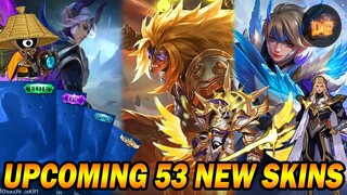 UPCOMING 53 NEW SKINS IN MOBILE LEGENDS