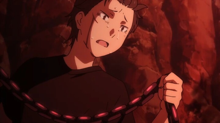 As a human, 486 actually blocked the maid's meteor hammer and couldn't hold it any longer...