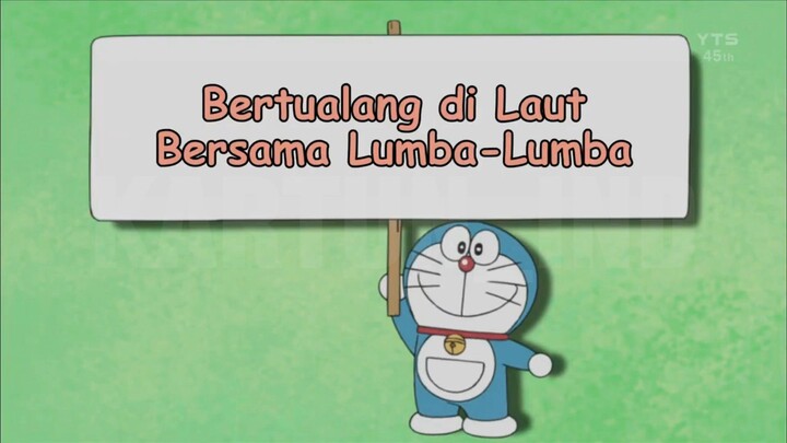 Doraemon Bahasa Indonesia(HD) - Bertualang di laut bersama lumba lumba.