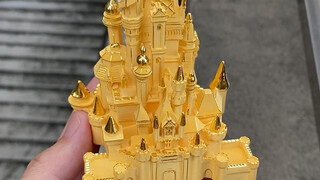 Dad, let me show you a castle-disappearing magic trick.